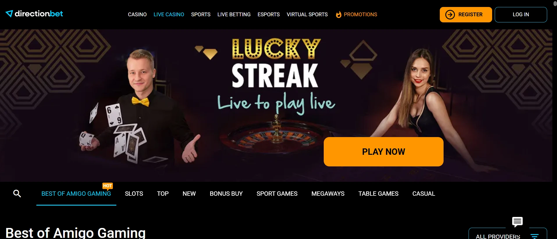 Directionbet casino en ligne